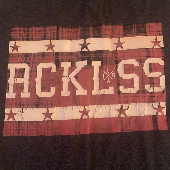 Large gray young and reckless t-shirt - Picture 2 of 3